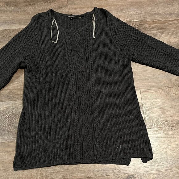 Jeanne Pierre Womans Gray 100% Cotton Sweater- 2XL - Picture 1 of 3